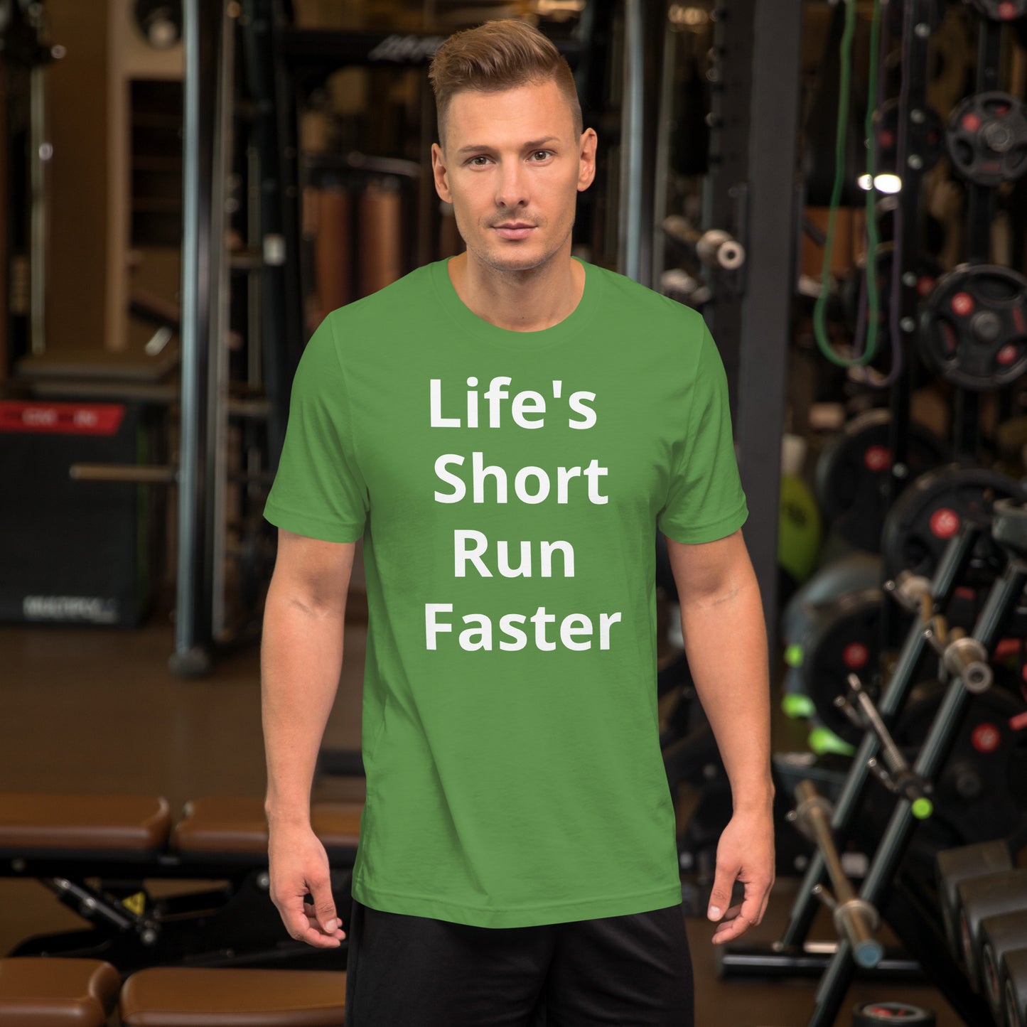 LIFE IS SHORT RUN FASTER T SHIRT